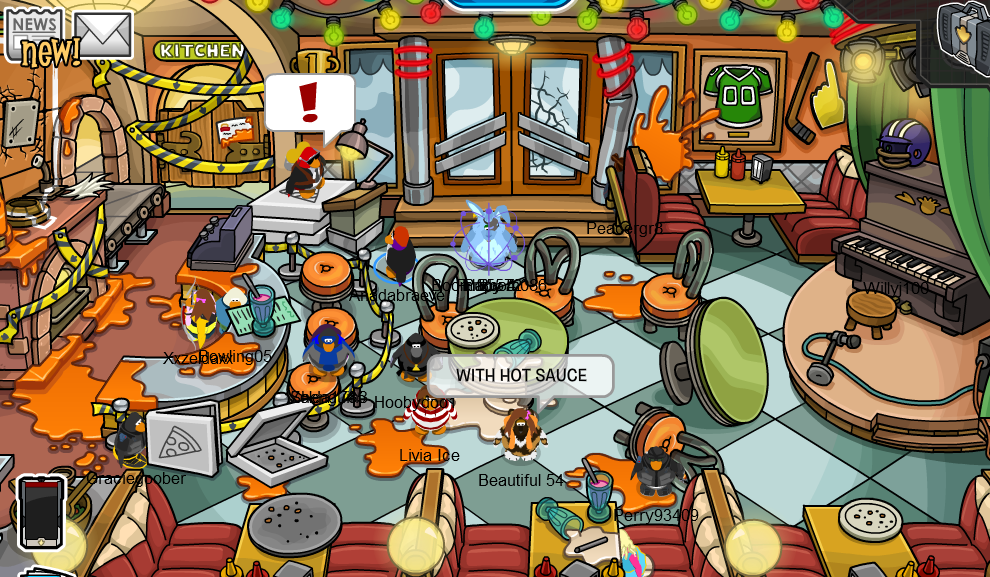 Waddling Around Club Penguin - Everyday Phoning Facility page